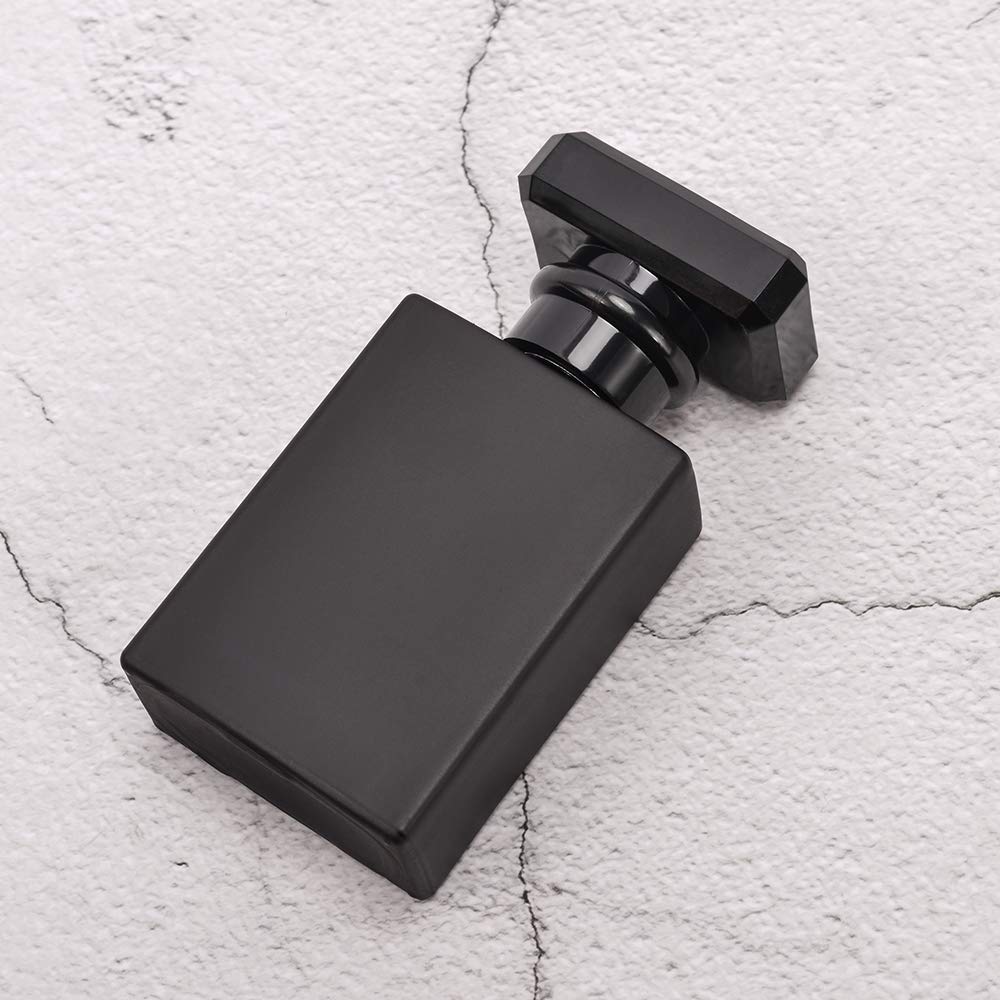 JAMES WOODS MATTE BLACK SQUARE GLASS 30ML