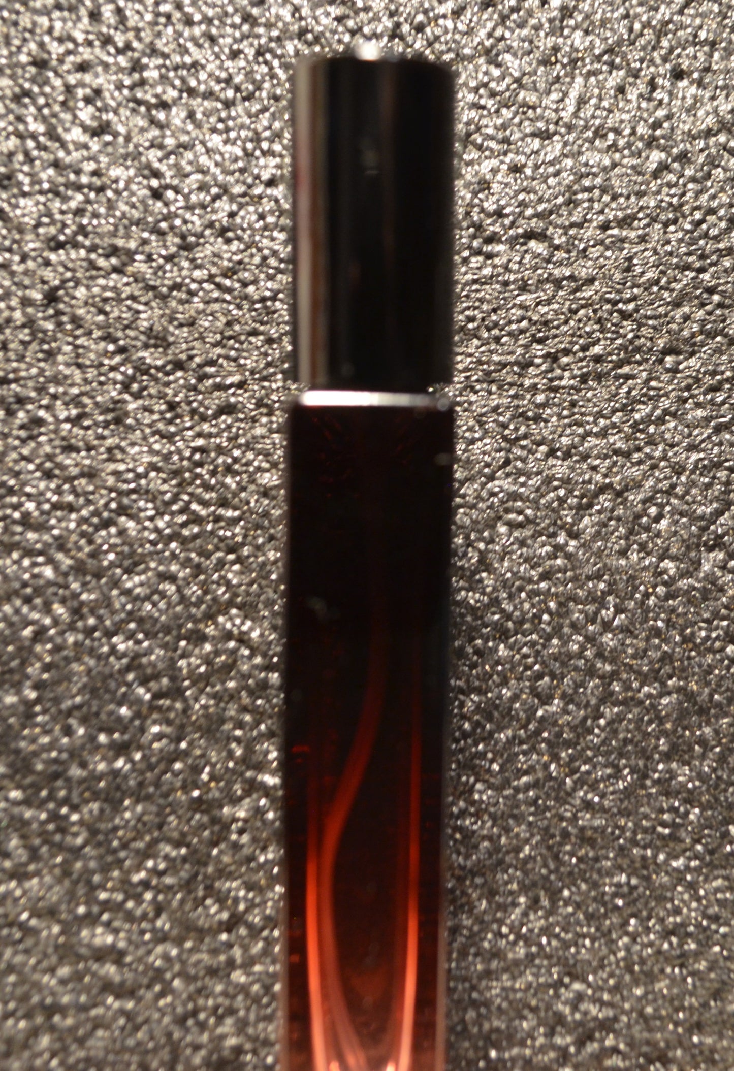 10ML TALL RED GLASS BOTTLE