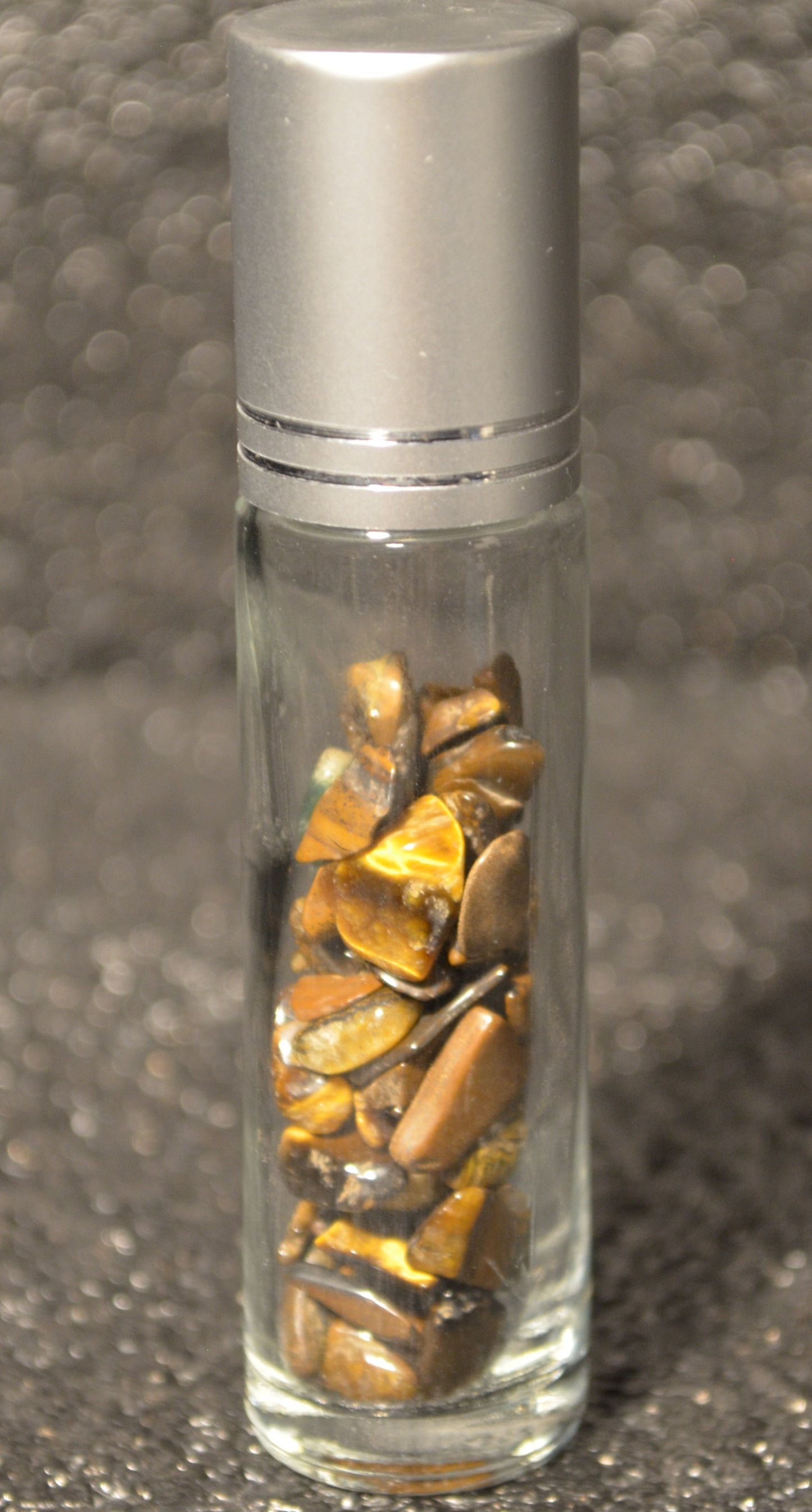 TIGER EYE GEM ROLLER BALL / GEM FILLED 1OML