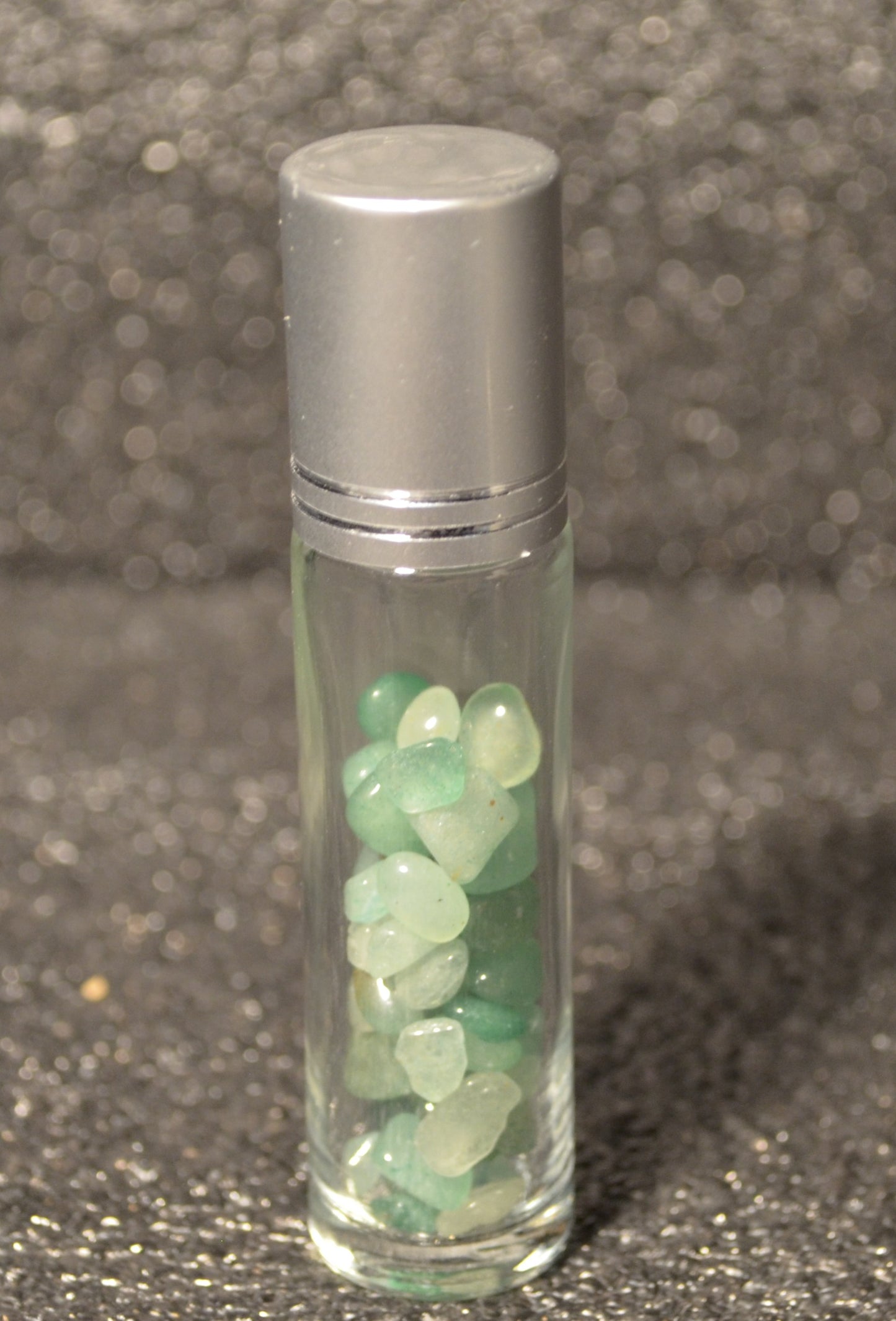 GREEN AVENTURINE ROLLER BALL /GEM FILLED 10ML