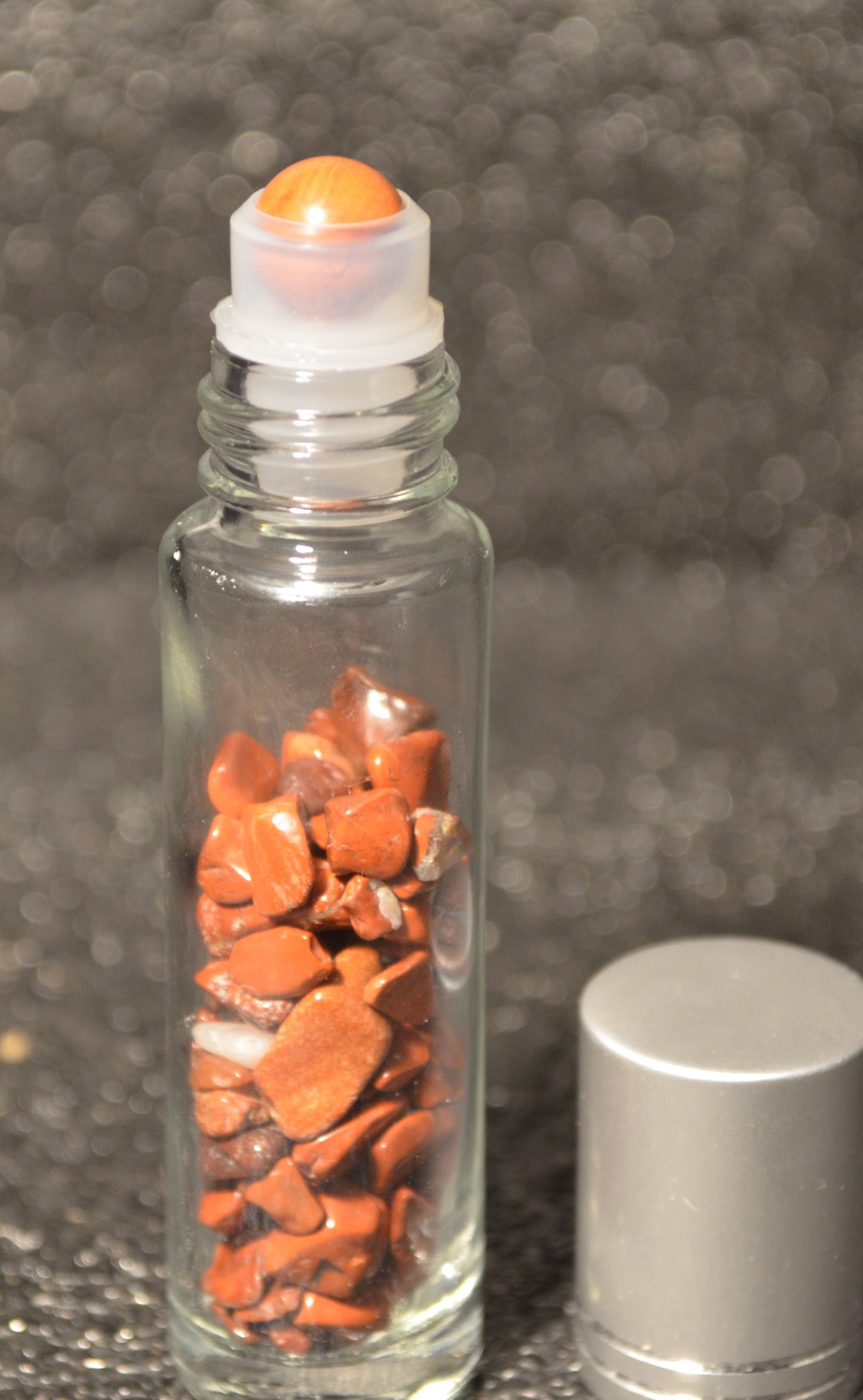 JAMES WOODS CARNELIAN ROLLER BALL /GEM FILLED 10ML