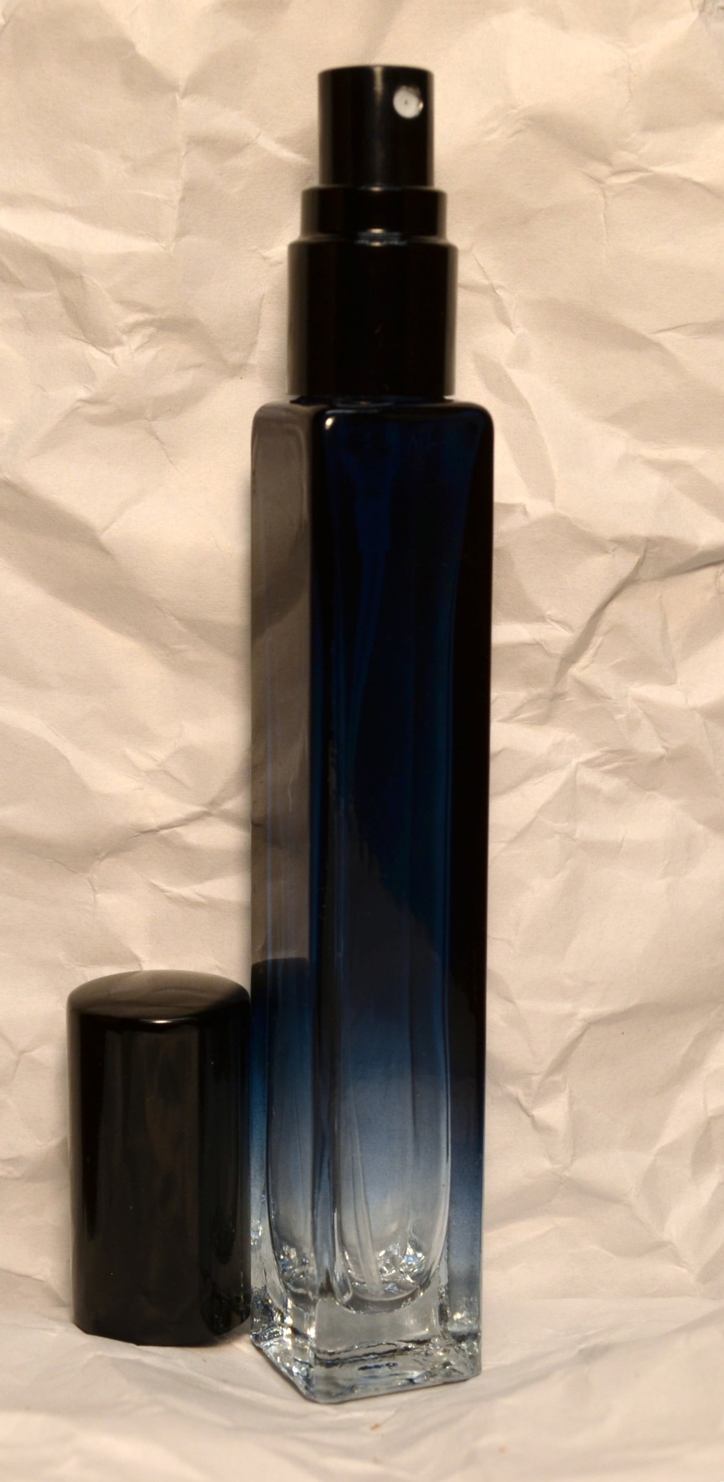 WINE MOJTIO TALL BLUE GLASS BOTTLE 10ML