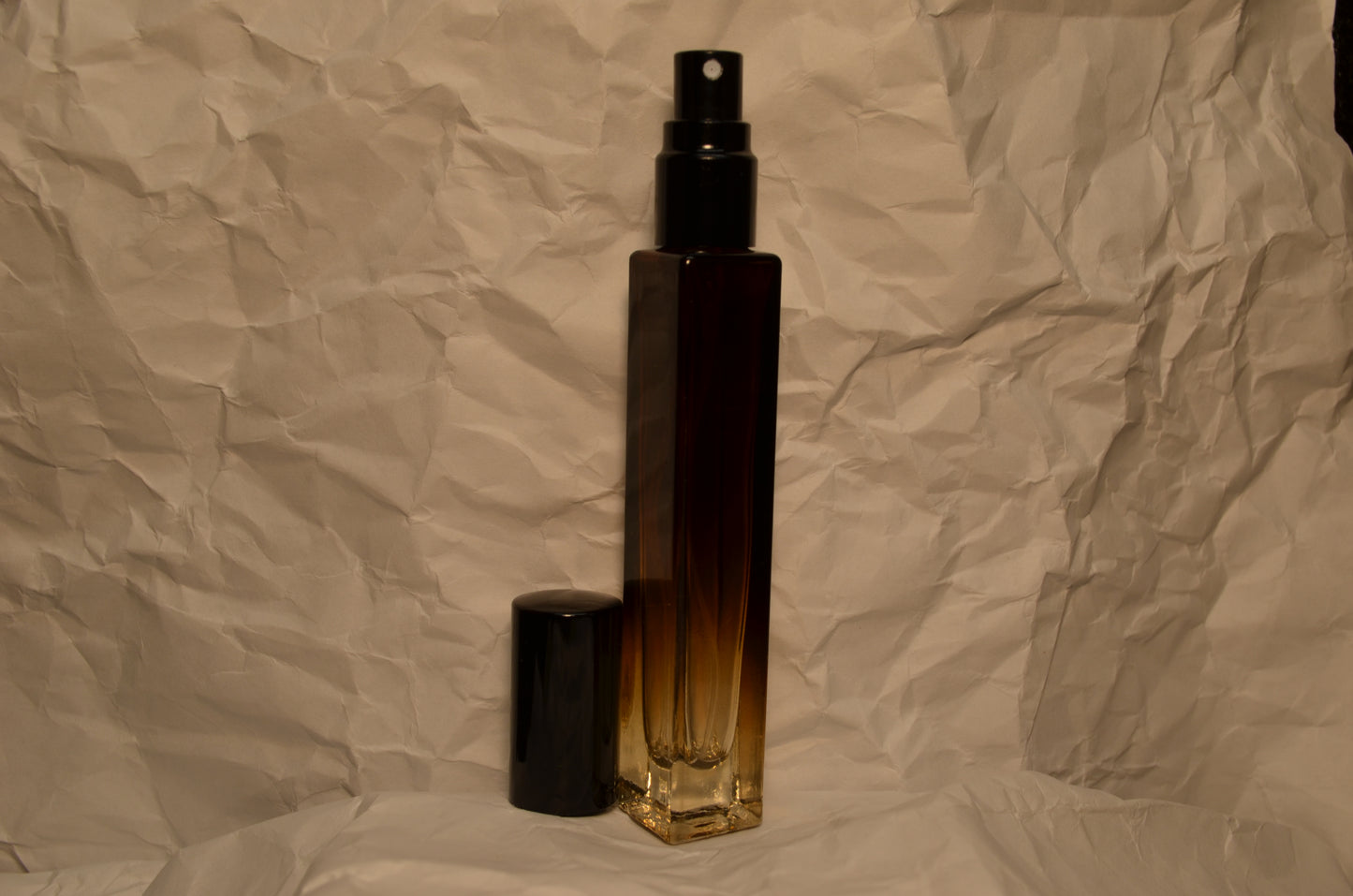 JAMES WOODS AMBER TALL GLASS BOTTLE 10ML