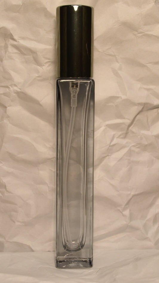 10ML TALL CLEAR GLASS SPRAY BOTTLE