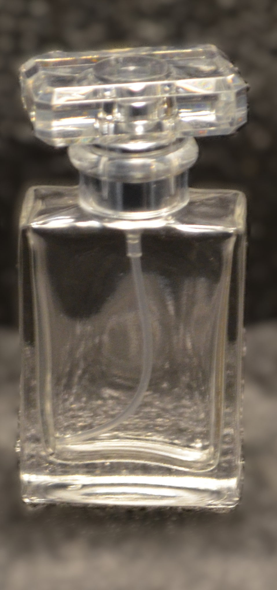 SQUAR CLEAR  30ML GLASS BOTTLE